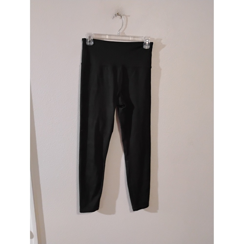 Marika Womens Black High Waisted Activewear Yoga Leggings Size Medium